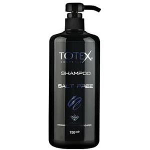 TOTEX ® Salt Free Haarshampoo 750 ml zoutvrije shampoo voor extensies, zoutvrije speciale formule, voor gedragen haar, keratine bondings | keratine gladmaken (1 stuk)