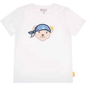 Steiff T-shirt met korte mouwen voor jongens, helder wit, 80