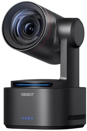 OBSBOT Tail 2 PTZR NDI camera 4K @60FPS, Pro AI Tracking, 1/1.5"" CMOS, 50MP, 5X optische zoom, 12X hybride zoom, SDI/HDMI/IP/USB 3.0 uitgang, live streaming voor onderwijs, conferenties, kerkdiensten