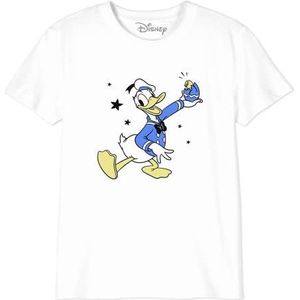 Disney Donald with Chick BODMICKTS092 T-shirt voor jongens, wit, maat 14 jaar, Wit, 14 Jaren