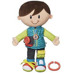 Playskool-aankleedpop jongen, activiteitenknuffel voor peuters vanaf 2 jaar