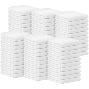 Avalon Towels Badstof reinigingsdoeken (35 x 45 cm) Voordeelverpakking van 60 stuks Gemaakt van 100% katoen - Zeer absorberend en duurzaam voor multifunctioneel gebruik in het reinigen van keukens,
