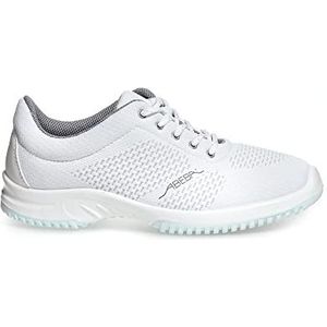 ABEBA Veterschoen 1772 Uni6, gebreid textiel, wit, gecertificeerde veiligheidsschoen, maat 45