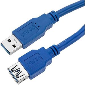 Techly USB 3.0 verlengkabel stekker/bus type A 3m blauw