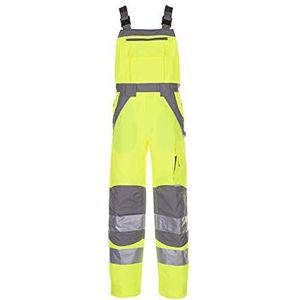 Planam 5621062 Waarschuwingsbescherming tuinbroek Plaline maat 62 in geel/zink