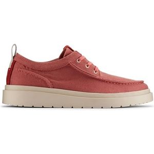 Clarks Premium Heren Polden Moc, Rood Canvas, 7 UK, Rood Canvas, 39.5 EU