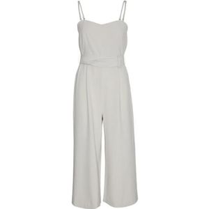 VERO MODA Vmclover Sl Cropped Straight Jumpsuit voor dames, Zilvervoering., M