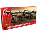 Airfix Modelset - A06304 WWII USAAF 8e Bomber Resupply Set Model Building Kit - Plastic Model Diorama Kits voor Volwassenen & Kinderen 8+, Set Inclusief Sparren & Decals - Schaalmodel 1:72