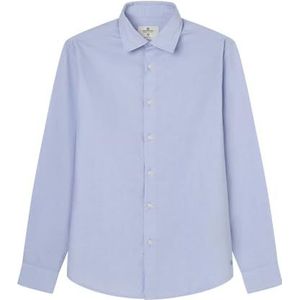 Springfield Daily Fil A Fil T-shirt, licht, blauw, XL