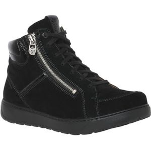 Ganter Dames Kelly-K enkellaarsjes, 37 EU XX-breed, zwart, 37 EU XX-Weit