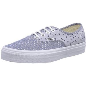 Vans U Authentic (Mixed Chambray, Unisex Volwassenentrainer, Blauwe gemengde Chambray Eh2, 35 EU