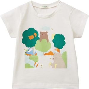 United Colors of Benetton T-shirt, crèmewit 901, 74 cm