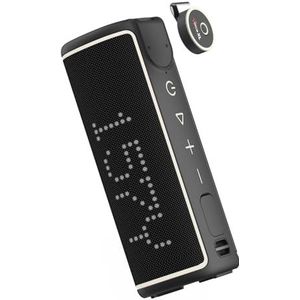 GolfBuddy Voice XL magnetische golf GPS-luidspreker -afstanden zichtbaar, 20W Bluetooth-luidspreker, clip-on afstandsbediening, te bevestigen aan golfkar, 10 uur batterijduur, IPX6 waterdicht, Big Dot