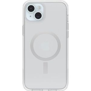 OtterBox Symmetry Clear voor MagSafe doorzichtige hoes voor iPhone 15 Plus / iPhone 14 Plus, schokbestendig, valbestendig, dunne beschermende hoes, 3x getest volgens militaire standaard, Transparent