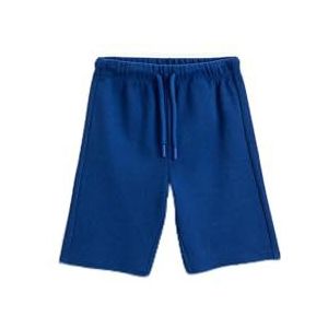 Koton Boys Trekkoord Basic Shorts Waffle Textured, Saxe (969), 11-12 Jaren