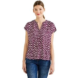 Street One Shirtblouse voor dames, Tamed Berry, 38