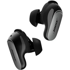 Bose Nieuw QuietComfort Ultra Bluetooth oordopjes (2e gen.), Draadloze noise cancelling oordopjes, Accuduur tot 6 uur, IPX4-classificatie, Immersive Audio, Diep basgeluid, Zwart