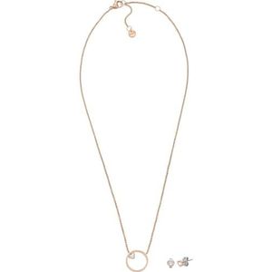 Skagen - Sieraden Geschenkset - Roségoudkleurig - Roestvrijstaal