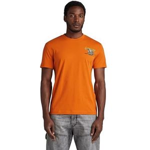 Vest Back Graphic, oranje (oranje D24423-336-1018), XS