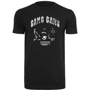 Mister Tee Heren T-shirt Gang Tee Graphic T-shirt voor Mannen, Print T-shirt, Streetwear, zwart, XXL