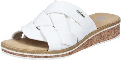 Rieker - Dames Schoenen - Wit - Veterschoenen - Comfortabele Pasvorm