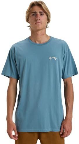 Billabong - Arch Crew - T-shirt - Blauw - 100% Katoen