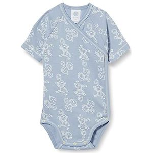 Sanetta Baby-jongens wikkelbody blauw ondergoed