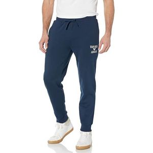 Emporio Armani Iconic Terry Sweatpants voor heren, marineblauw, M
