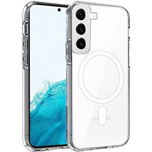 Coole beschermhoes voor Samsung S901 Galaxy S22 / Galaxy S22 5G magnetisch, transparant