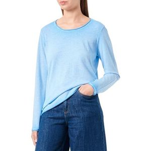 bugatti T-shirt voor dames met lange mouwen, lichtblauw, L
