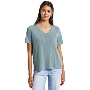 Street One - Dames Shirt - Blauw - Korte Mouwen