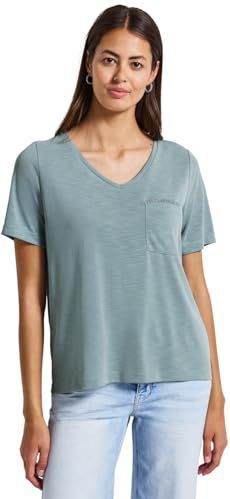 Street One - Dames Shirt - Blauw - Korte Mouwen