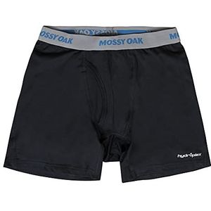 Mossy Oak Heren Vissen Boxer Korte Ondergoed, Antraciet, M