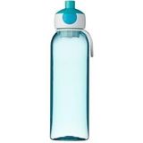Waterfles pop-up Campus 500 ml - turquoise.