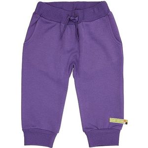 loud + proud Joggingbroek voor meisjes, GOTS-gecertificeerd, vrijetijdsbroek, paars, 152 cm