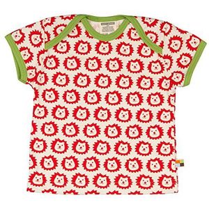 loud + proud Uniseks baby T-shirt, Rood (Sunrise Su), 74/80 cm