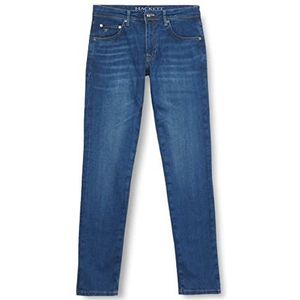 Hackett London Heren Vintage Wash Denim S Casual Broek, 000denim, 37W