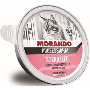 Miogatto SENSITIVE SINGLE ANIMAL PROTEIN FORMULA - ADULT - PATE' - HAM - Cat Food - Wet Single Serve - 85g