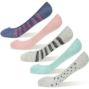 Keds Liner-sokken voor dames, Gesorteerd (5 paar), One Size