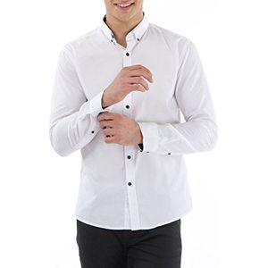 SELECTED HOMME Heren Slim Fit Business Shdone - mixphil shirt Ls Noos
