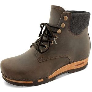 Woody Mona dameslaarzen, kort, koffiebruin, maat 36, koffiekleurig, 36 EU
