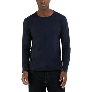 Replay M3592a 000 2660 T-shirt Met Lange Mouwen Blauw M Man