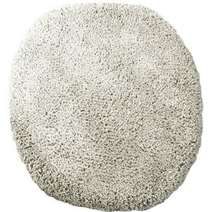 Kinzler J-10000/30 zilverkleurig, microvezel, 47x50 cm toiletdekselhoes, 1 stuk
