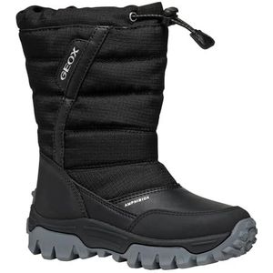 Geox J Himalaya Boy B ABX, sneeuwlaarzen kinderen, Zwart, 32 EU