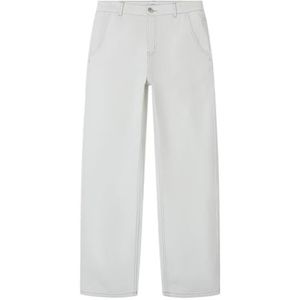 NAME IT Jongens Nlmnoud DNM L Pant jeansbroek, wit alyssum, 164