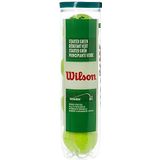 Wilson Tennisballen Starter Play Green voor kinderen en jongeren, geel, doos van 4, WRT137400, 6.5