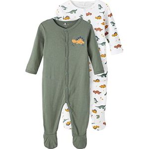 Babypyjama NBMNIGHTSUIT dubbelpak voor jongens, Laurel Wreath, 68 cm