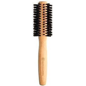 Olivia Garden - Bamboo Touch Brush - Ronde Borstel - Beige/Bruin Gestreept - 20mm