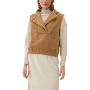 s.Oliver Dames 2123839 sweatshirt mouwloos, bruin, 48