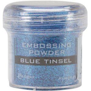 Ranger blauw penselen-embossing poeder, acryl, meerkleurig